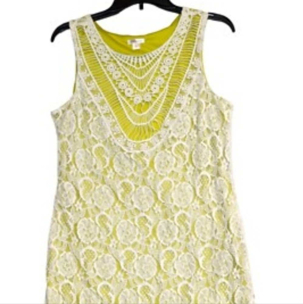 Charming Yellow Lace Dress